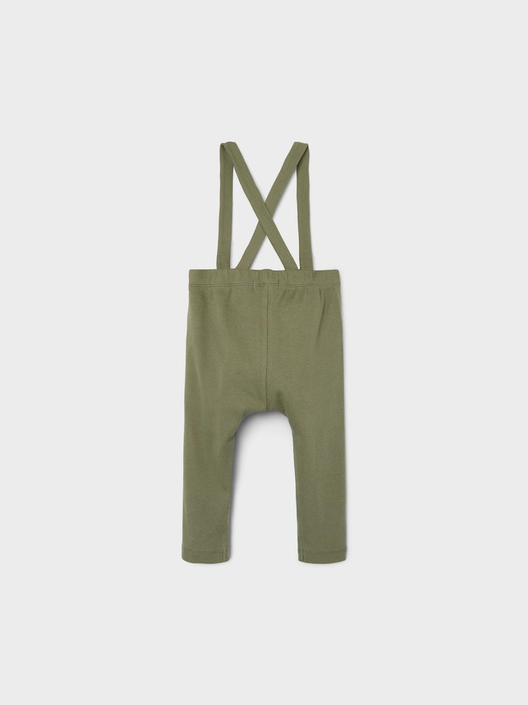 Lil' Atelier bukser Gago Loose Braces Oil Green - Billede 2