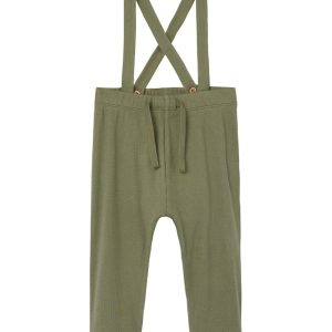 Lil' Atelier bukser Gago Loose Braces Oil Green