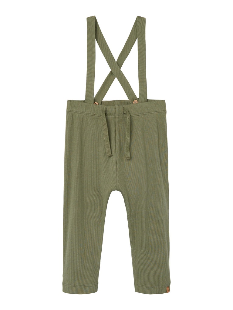 Lil' Atelier bukser Gago Loose Braces Oil Green