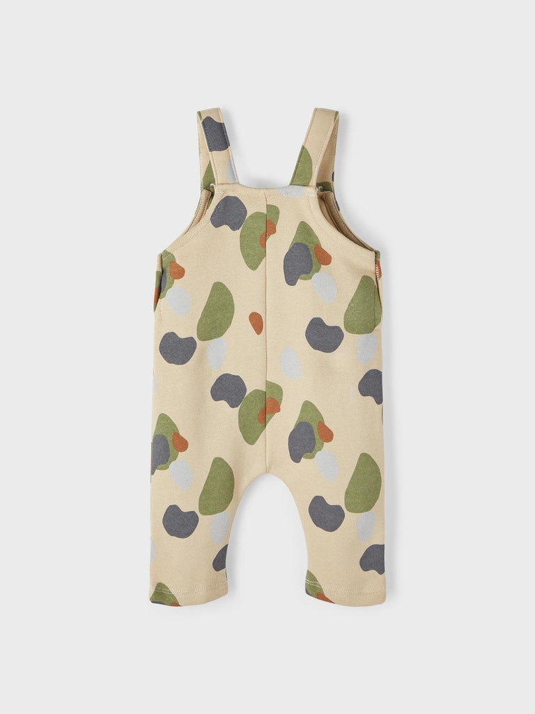Lil' Atelier Overalls London Losse Sweat White Pepper - Billede 2