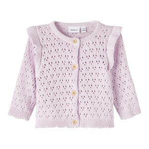 Name It Cardigan LS Strik Randi Orchid Hush