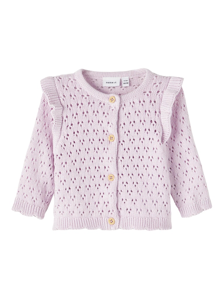 Name It Cardigan LS Strik Randi Orchid Hush