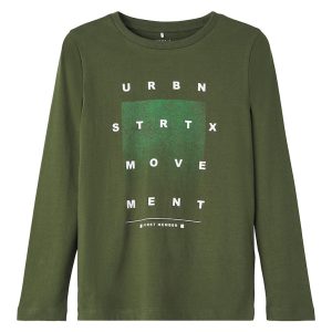 Name It Bluse LS Listano Rifle Green