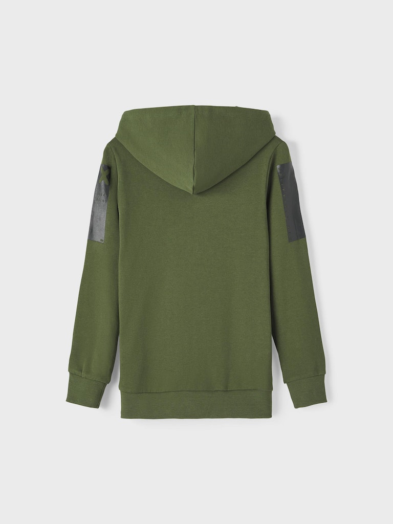 Name It Cardigan LS Sweat Laske Rifle Green - Billede 2