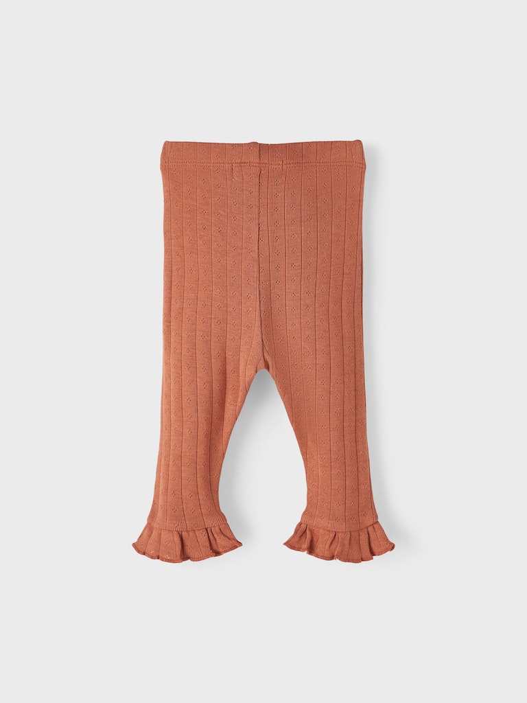 Lil' Atelier Leggins Rachel Slim Baked Clay - Billede 2