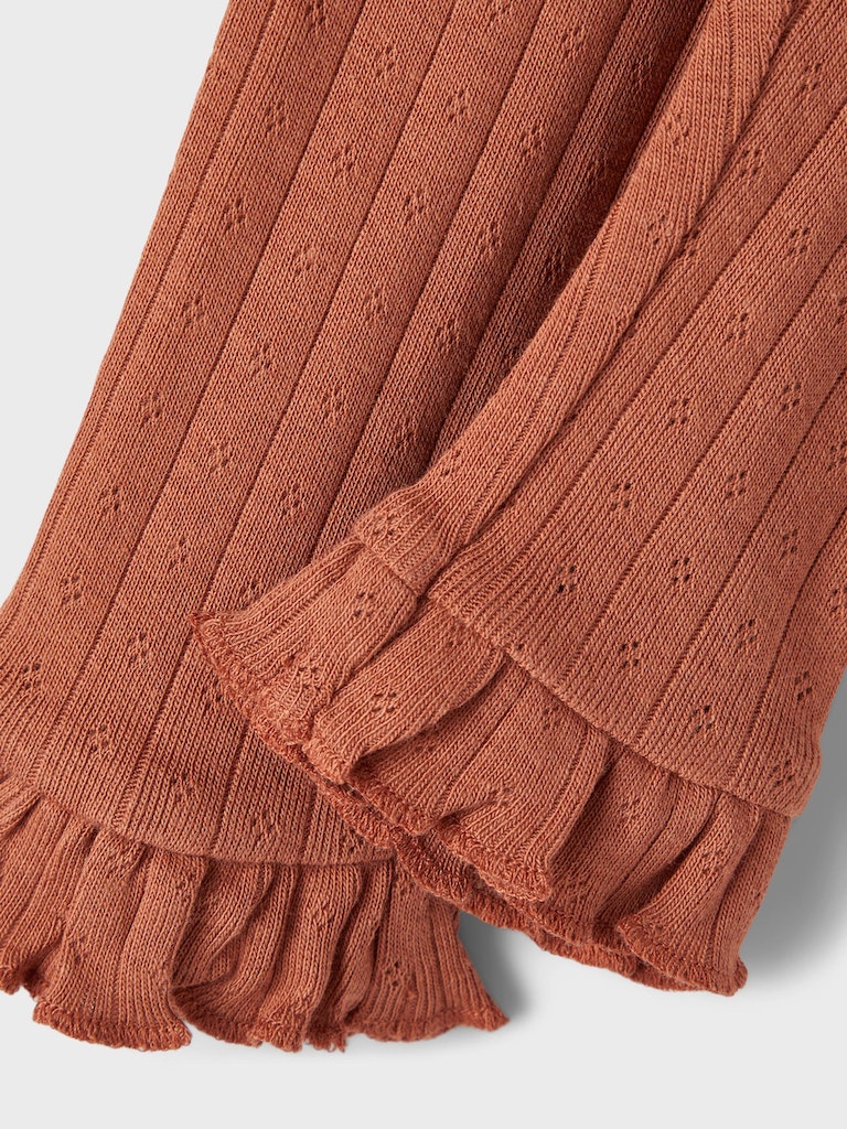 Lil' Atelier Leggins Rachel Slim Baked Clay - Billede 3