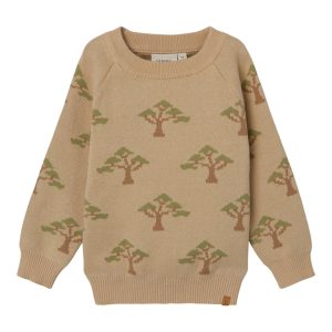 Lil' Atelier Sweatshirt LS Strik Lamao Pebble