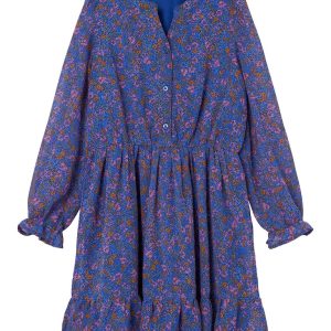 Name It Kjole LS Lasigne Dazzling Blue