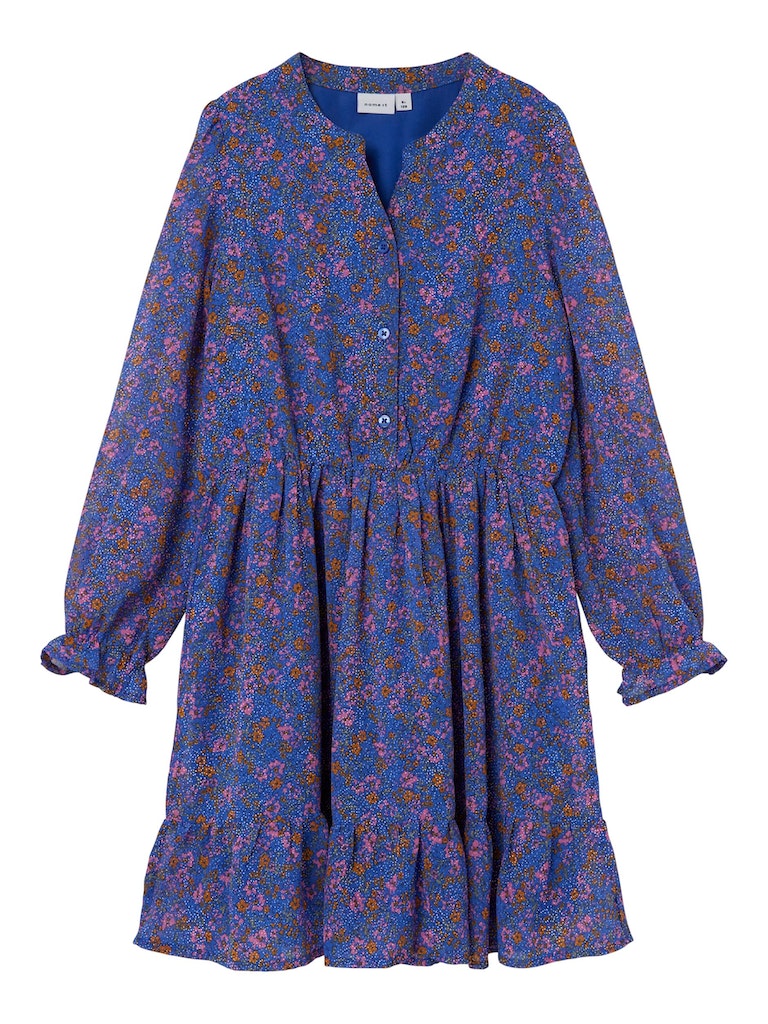 Name It Kjole LS Lasigne Dazzling Blue