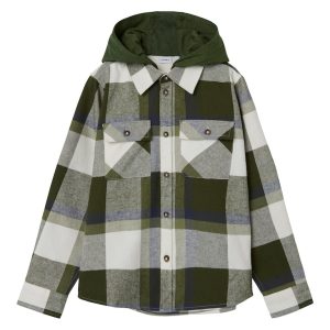 Name It Skjorte LS Osom Overshirt Rifle Green