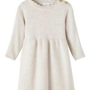 Name It Kjole Strik LS Osolli Peyote Melange