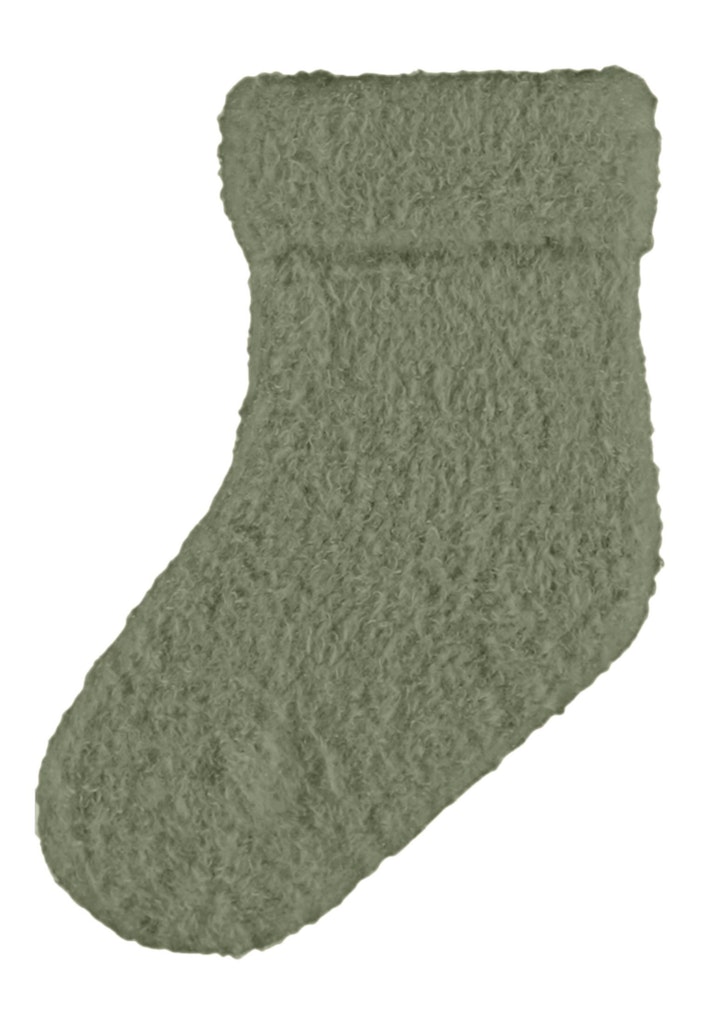 Name It Sokker Mollo Terry Fluffy Oil Green