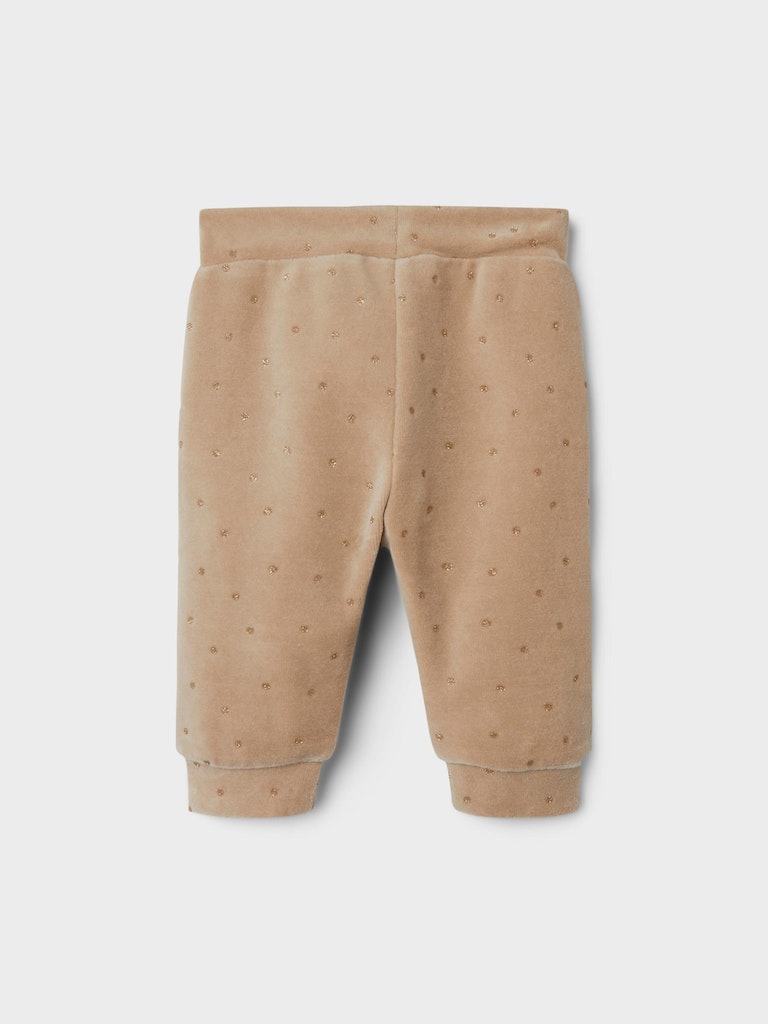 Name It Sweatpants Noya Velour Oxford Tan - Billede 2
