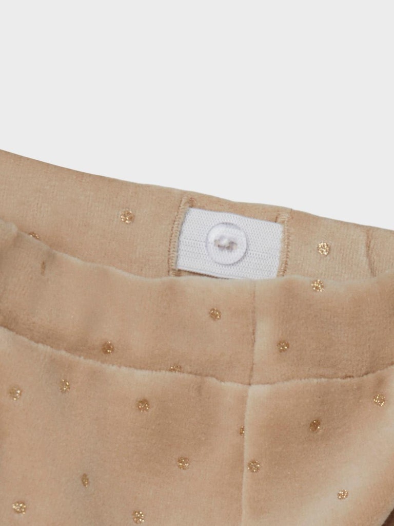 Name It Sweatpants Noya Velour Oxford Tan - Billede 4