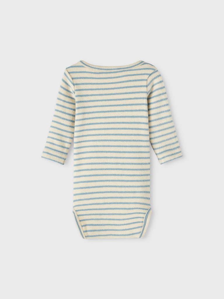 Lil' Atelier Body LS Geo Slim Smoke Blue - Billede 2