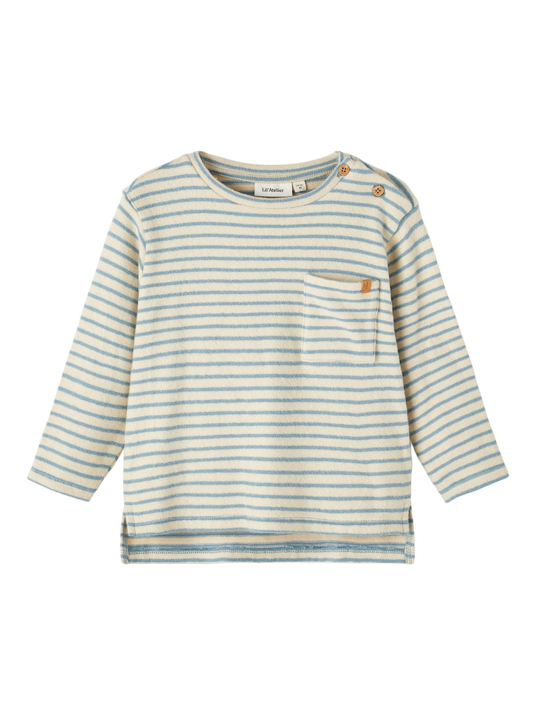 Lil' Atelier Bluse Modo Loose Smoke Blue