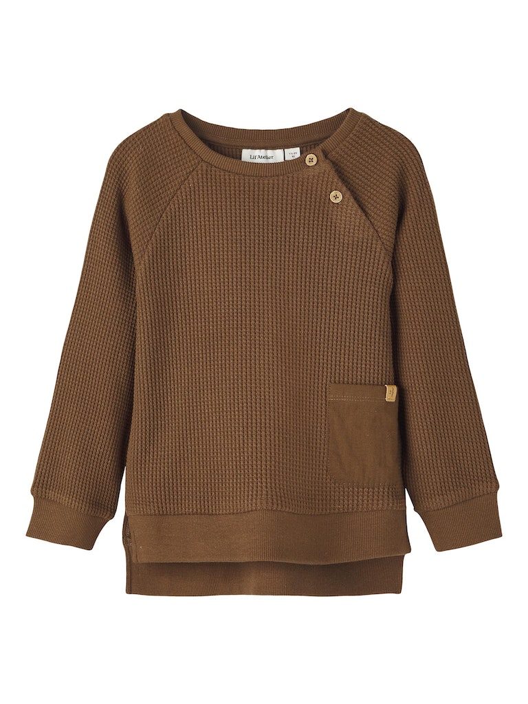 Lil' Atelier Bluse LS Olaf Sweat Rain Drum