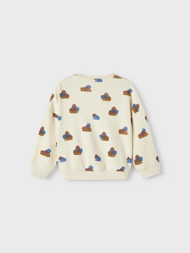 Lil' Atelier Sweatshirt LS Nolan Turtledove - Billede 3