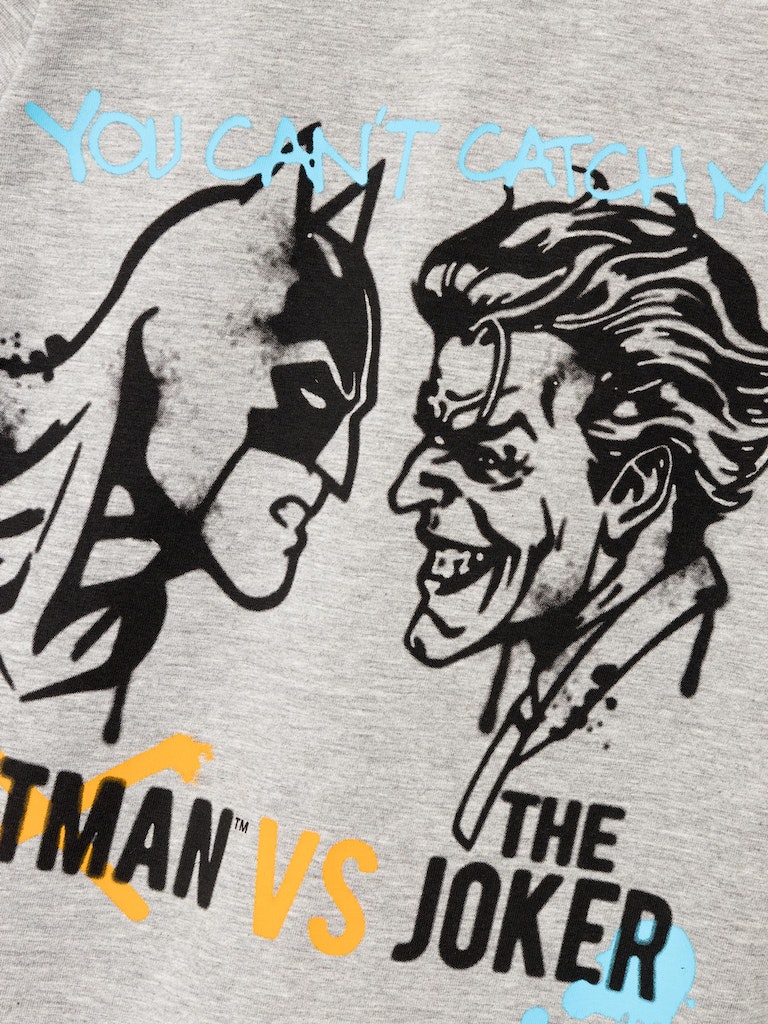 Name It T-shirt SS Sappa Batman Grey Melange - Billede 3