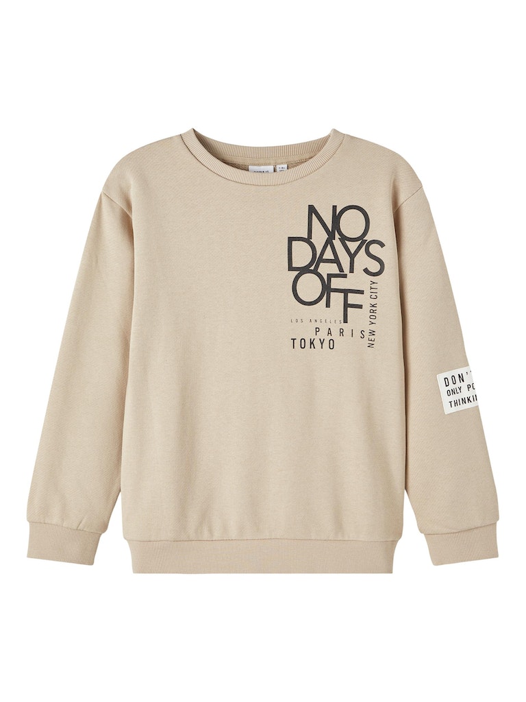 Name It Sweatshirt LS Nolose Oxford Tan