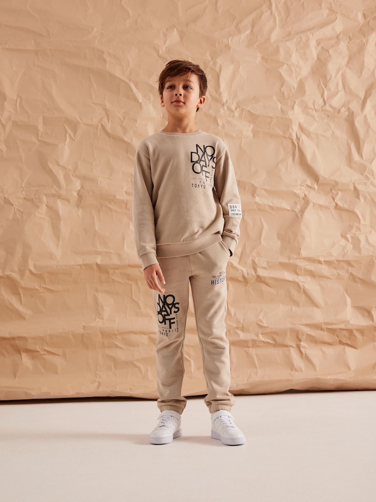 Name It Sweatshirt LS Nolose Oxford Tan - Billede 5