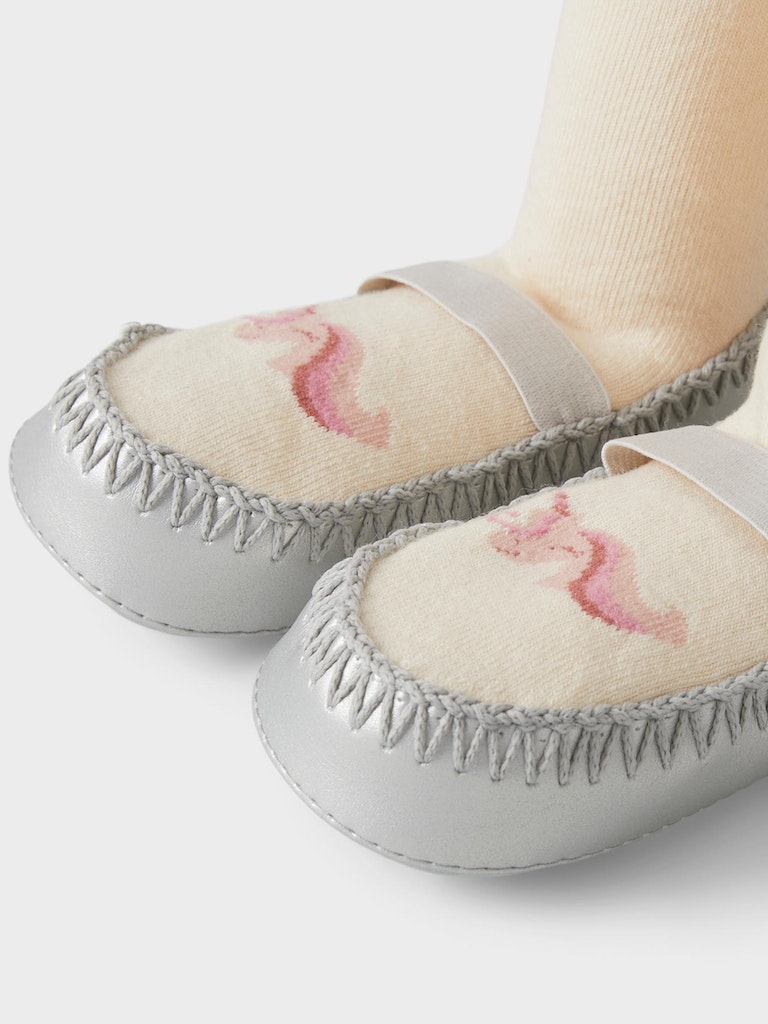 Name It Hjemmesko Nuls Moccasin Buttercream - Billede 3