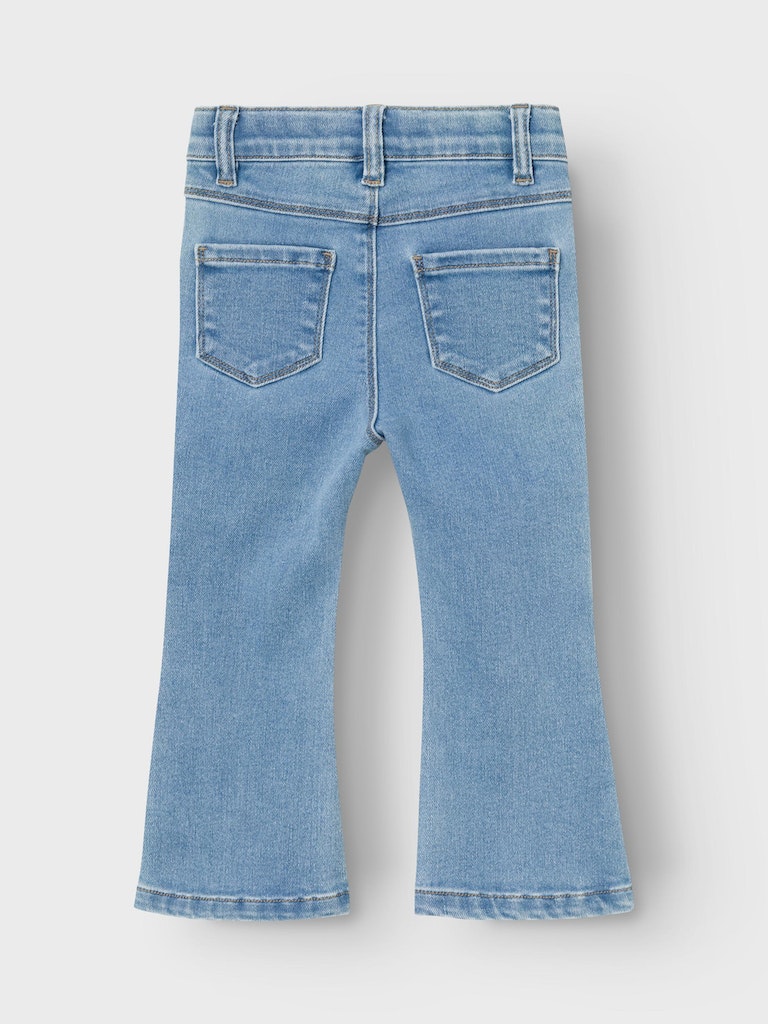 Lil' Atelier Jeans Salli Slim Boot Medium Blue Denim - Billede 2