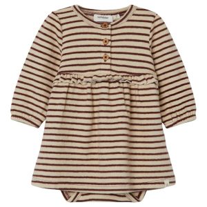Lil' Atelier Kjolebody LS Fodo Rum Raisin