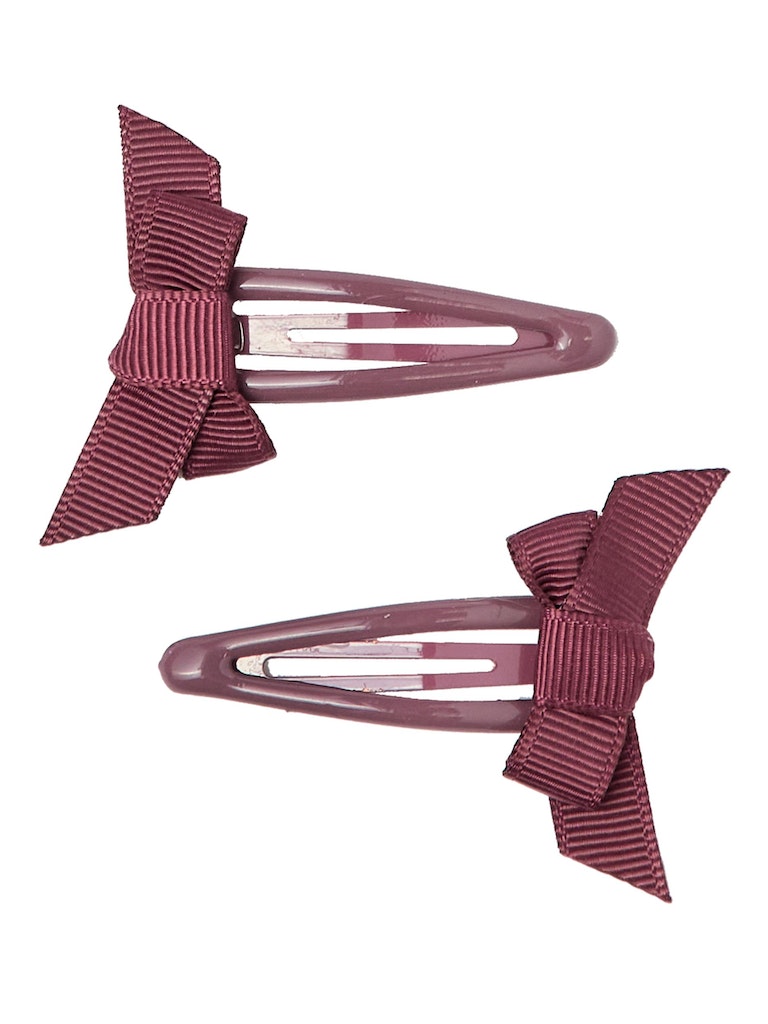 Lil' Atelier Hårspænde Regitse 2-pak Hair Clips Dry Rose