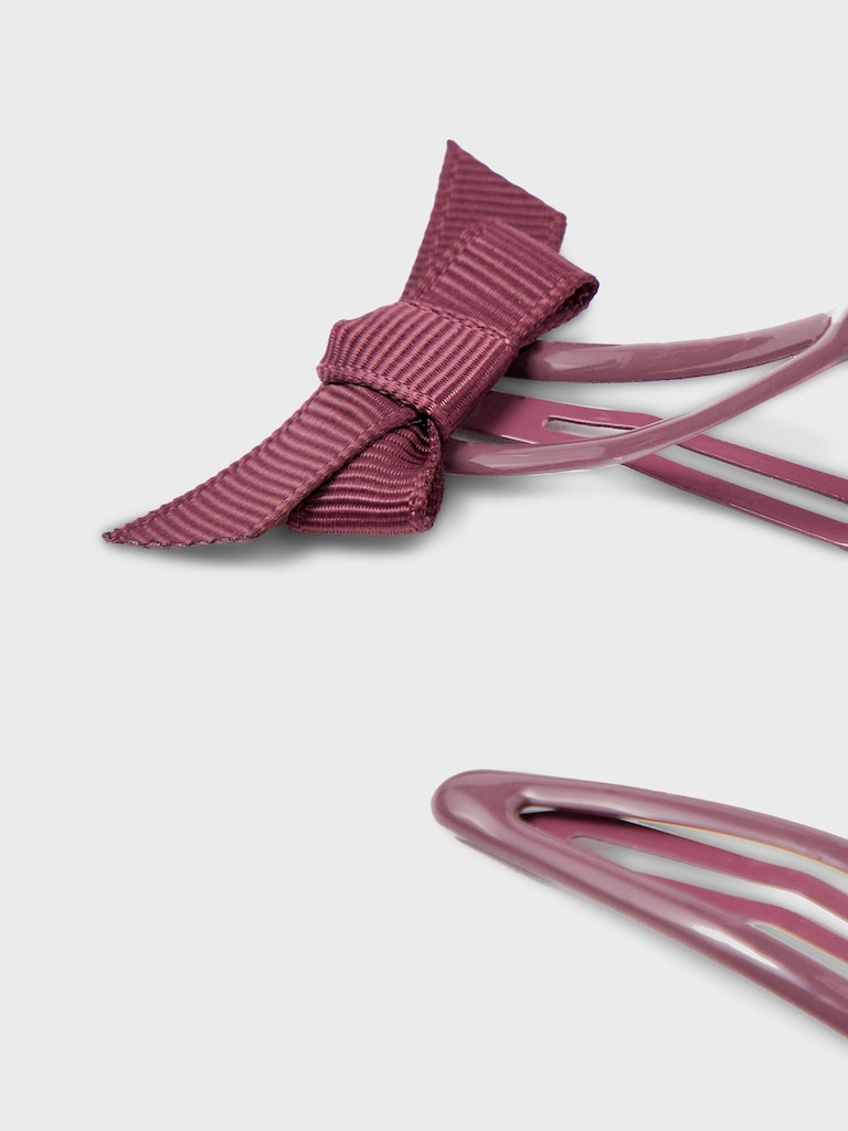 Lil' Atelier Hårspænde Regitse 2-pak Hair Clips Dry Rose - Billede 2