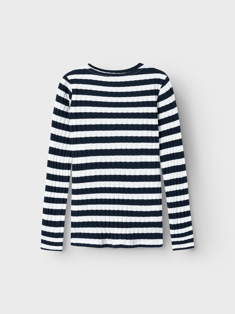 Name It Bluse LS Lillo Slim Dark Sapphire - Billede 3