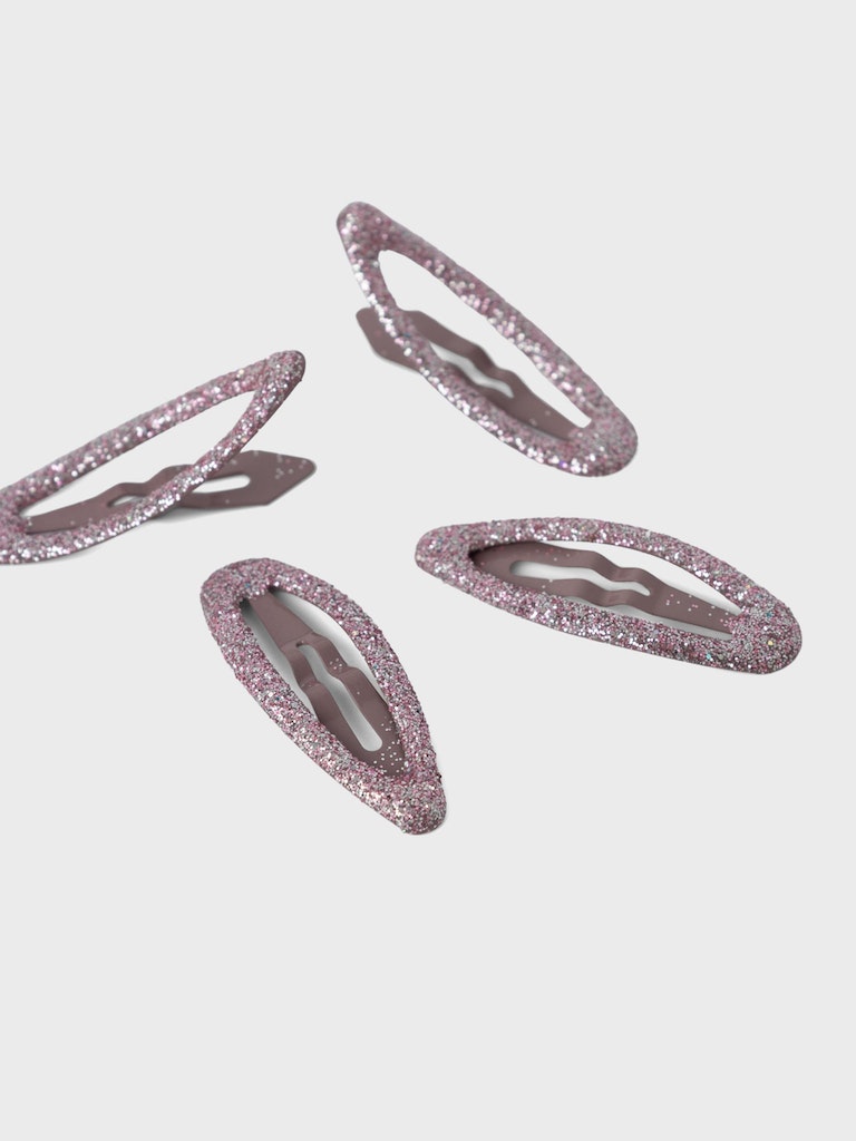 Name It Hårspænde Reda 4-pak Small Hairclips Glitter - Billede 2