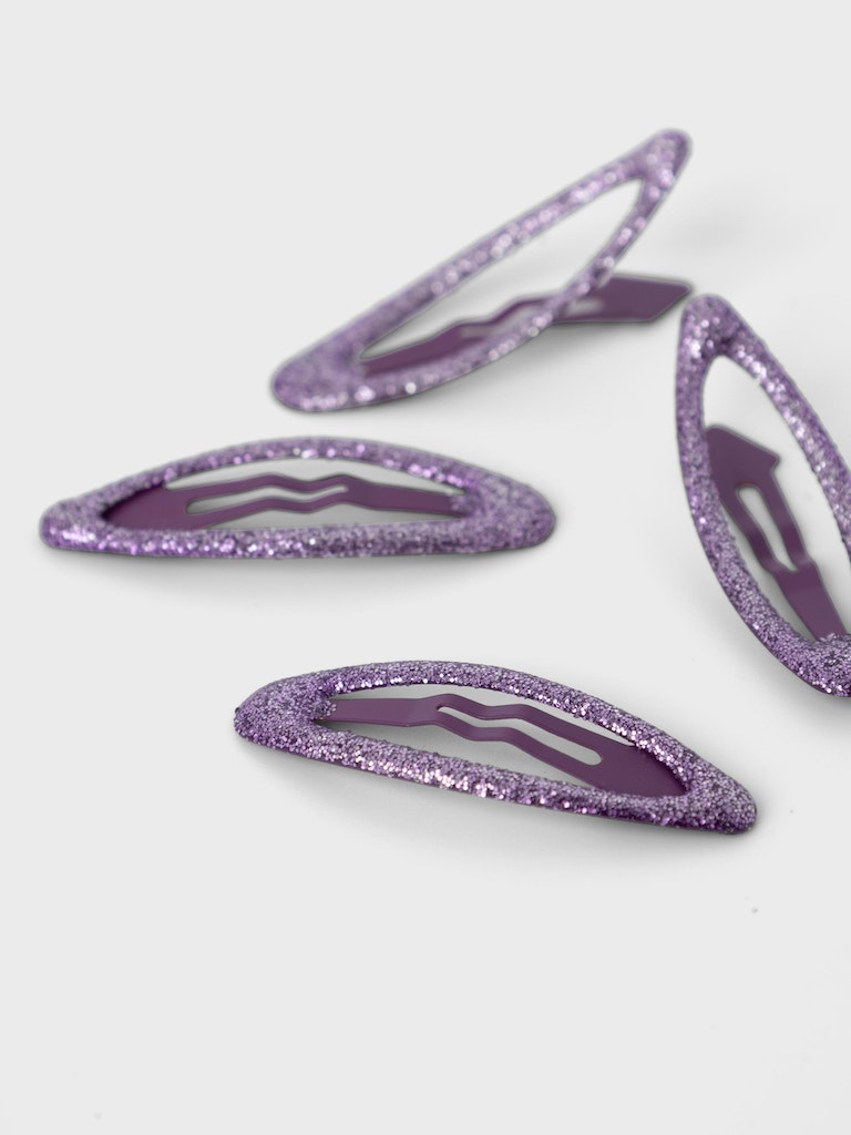 Name It Hårspænde Reda 4-pak Small Hairclips Glitter - Billede 4