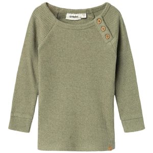 Lil' Atelier Bluse LS Sophio Slim loden Green