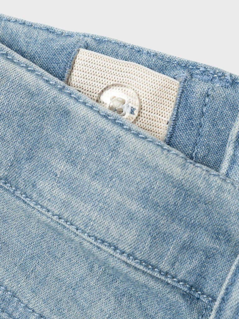 Lil' Atelier Jeans HW Salli Slim Boot Medium Blue Denim - Billede 3