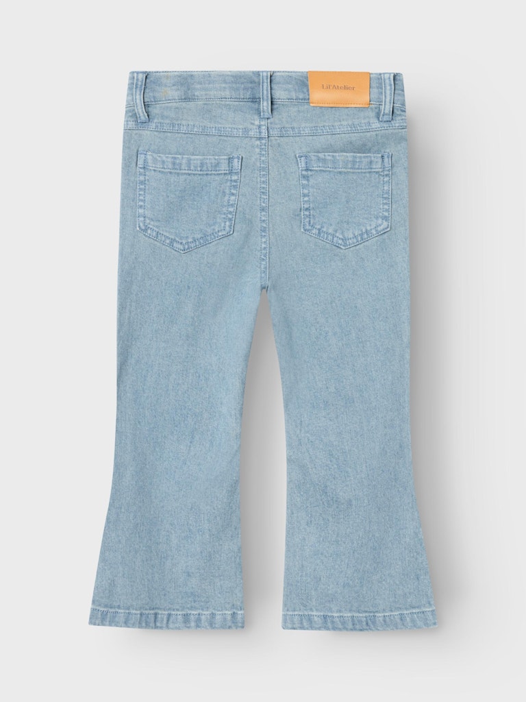 Lil' Atelier Jeans HW Salli Slim Boot Medium Blue Denim - Billede 2