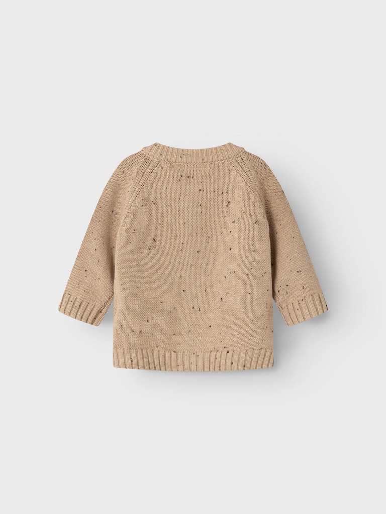 Lil' Atelier Cardigan LS Strik Galto Warm Sand - Billede 3