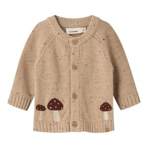 Lil' Atelier Cardigan LS Strik Galto Warm Sand