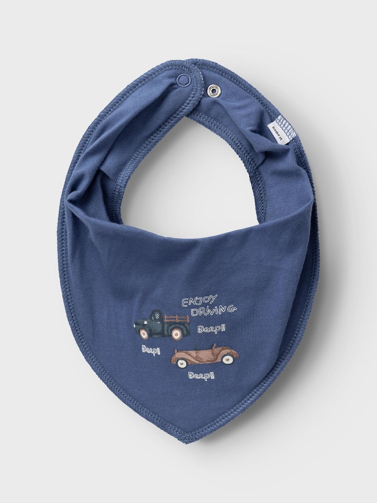 Name It Hagesmæk YasimRugby 2-pak Scarf Bib Bijou Blue - Billede 2