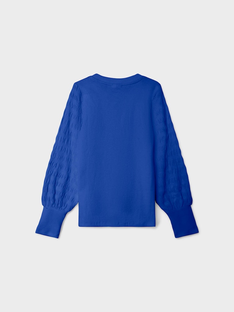 Name It Bluse LS Notalia Slim Dazzling Blue - Billede 2