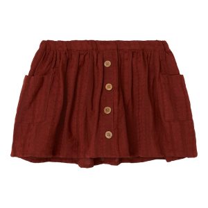 Lil' Atelier Nederdel Runa Loose Fired Brick