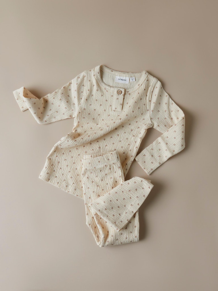 Lil' Atelier Bluse LS Nalo Slim Wood Ash - Billede 4