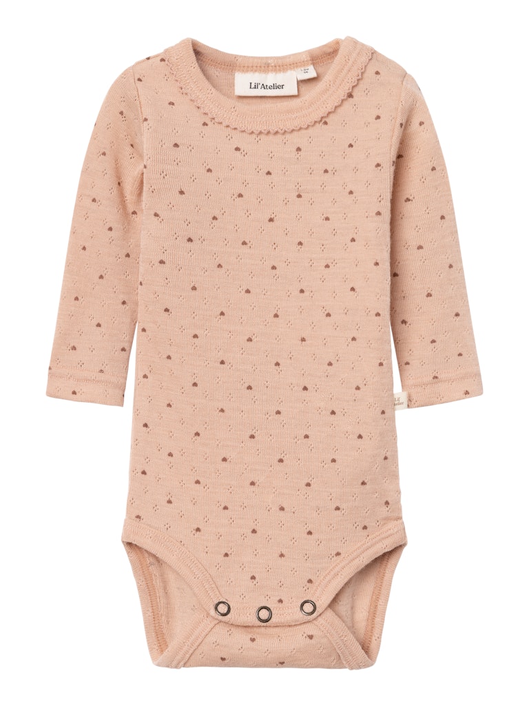 Lil' Atelier Body Uld LS Nava Rugby Tan