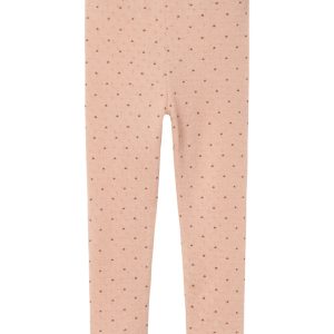 Lil' Atelier Uld Leggins Nava Rugby Tan