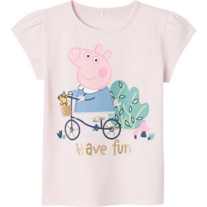 Name It T-shirt SS Jasmine Gurli Gris Festival Bloom