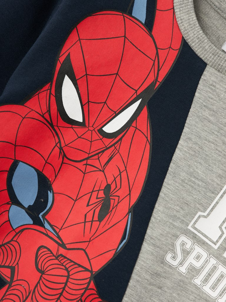Name It Sweatshirt LS Jaiko Spiderman Dark Sapphire - Billede 3