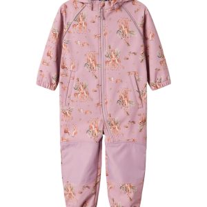 Name It Softshell Heldragt Alfa08 AOP Mauve Shadows