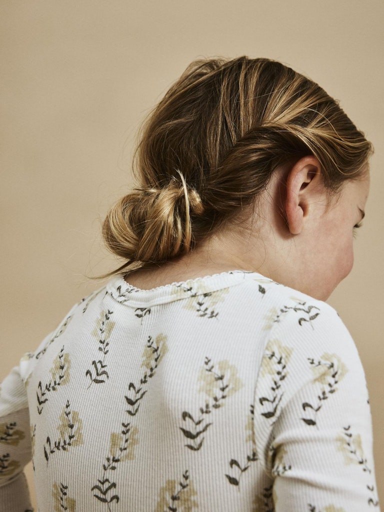 Lil' Atelier Bluse LS Gavo Slim Coconut Milk - Billede 4