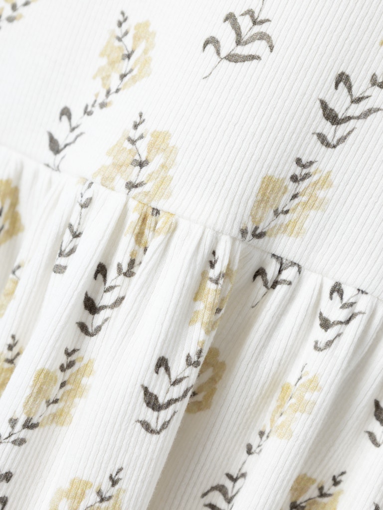 Lil' Atelier Kjole 3/4 Gavo Loose Coconut Milk - Billede 3