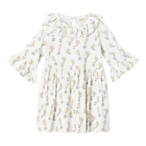 Lil' Atelier Kjole 3/4 Gavo Loose Coconut Milk